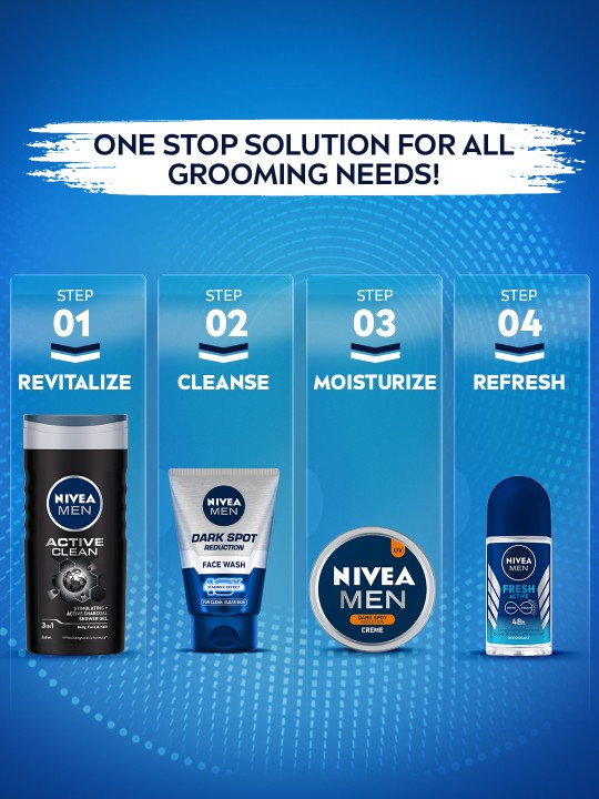 Men Set of 3 Dark Spot Reduction Face Wash with 10X Vitamin C Effect - 100g each - Image 9