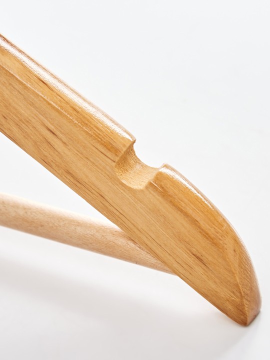 Pacific Winston Set Of 8 Wooden Clothes Hangers - Image 6