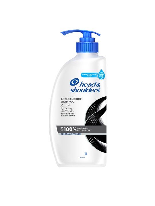 Unisex Silky Black Anti Dandruff Shampoo 650 ml