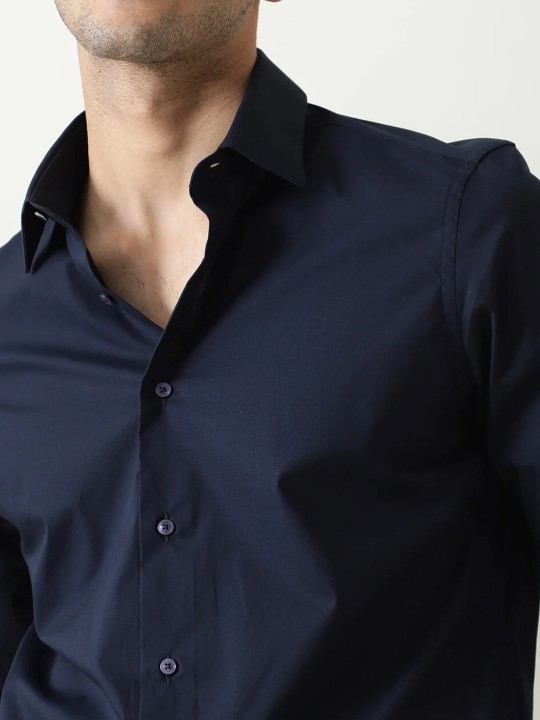 Classic Spread Collar Formal Shirt - Image 4