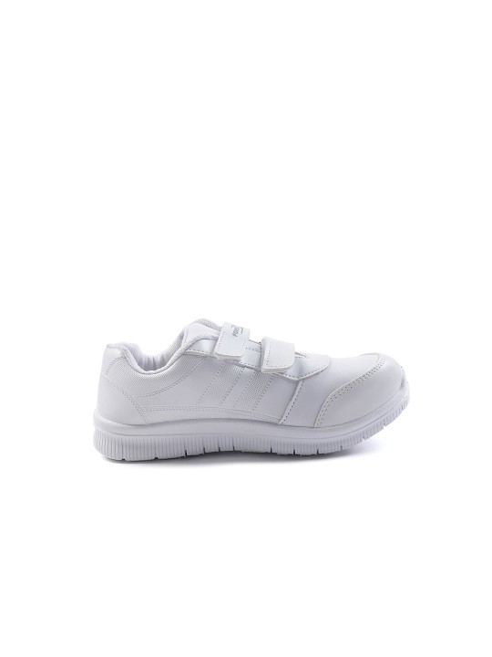Force 10 kids White Velcro School Shoes - Image 3