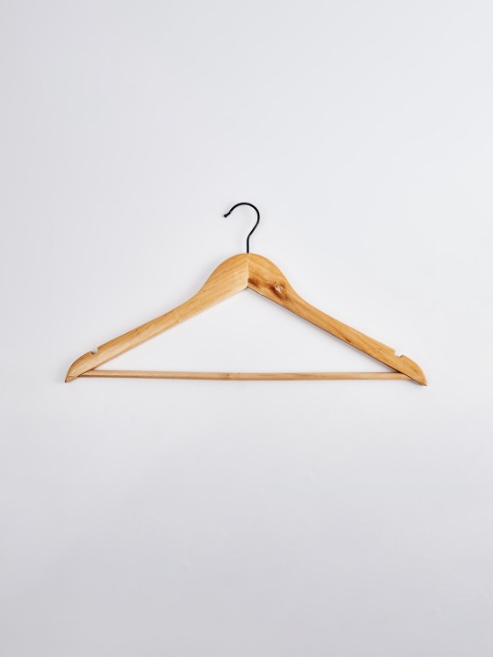 Pacific Winston Set Of 8 Wooden Clothes Hangers - Image 7