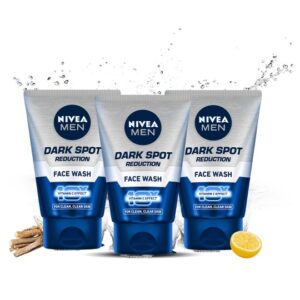 Men Set of 3 Dark Spot Reduction Face Wash with 10X Vitamin C Effect - 100g each