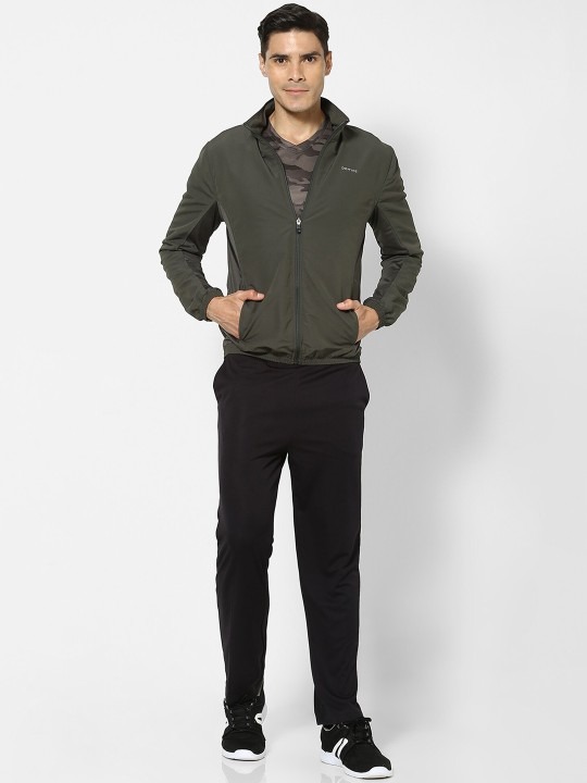 Domyos by Decathlon Men Khaki Dry-Fit Training Jacket - Image 5