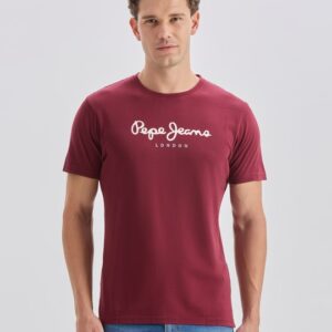 Men Maroon Solid Polo Collar T-shirt