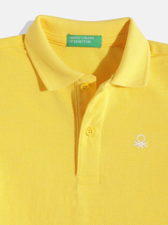 Boys Solid Polo T-shirt - Image 3