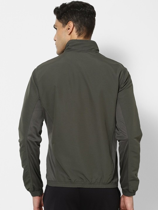 Domyos by Decathlon Men Khaki Dry-Fit Training Jacket - Image 3