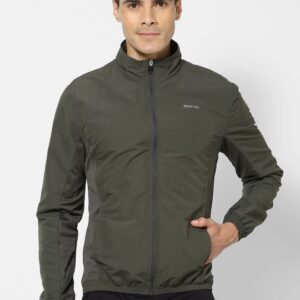 Domyos by Decathlon Men Khaki Dry-Fit Training Jacket