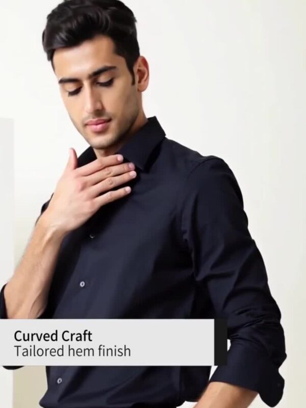 Classic Spread Collar Formal Shirt