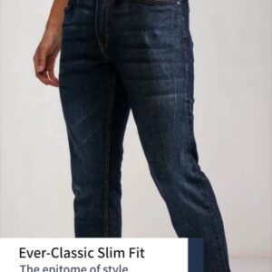 Men Blue Slim Fit Mid-Rise Clean Look Stretchable Jeans